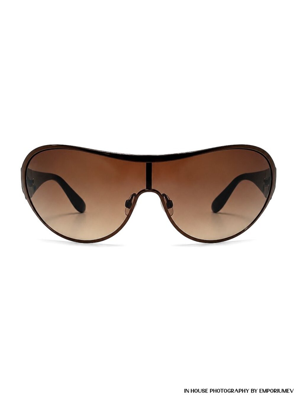 Marc By Marc Jacobs MMJ 177/S Brown and Black Shield Sunglasses